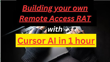 Building a Remote Access RAT Windows Malware with Cursor AI (Vibe Coding)