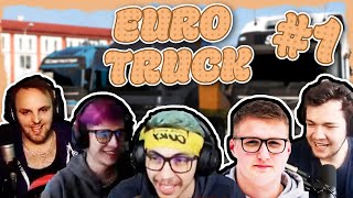 EURO TRUCK SIMULATOR #1 - BYLI BYCHOM DOBŘÍ KAMIOŇÁCI? - KeX Crew /w @marwex99