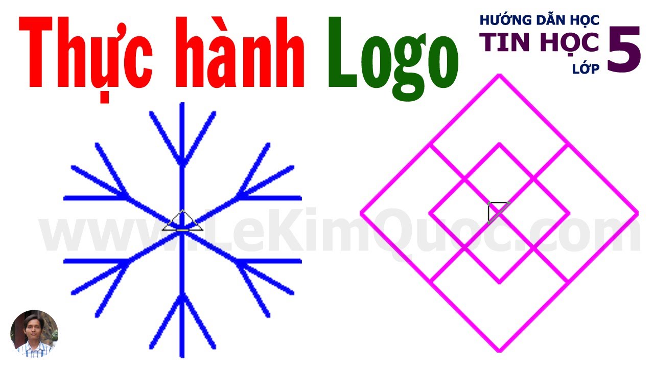 Logo tin học lớp 5 | 🐢 Hướng dẫn thực hành phần mềm Logo 🐢 Chủ đề 4 🐢 Tin Học Lớp 5