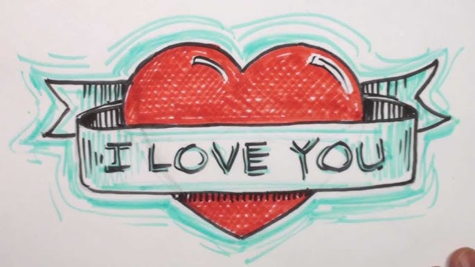 how to draw graffiti letters love