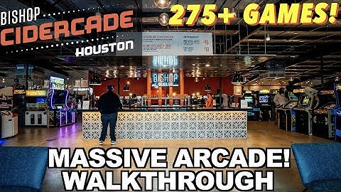 Bishop Cidercade Houston Arcade Walkthrough | This Place is HUGE! 275+ Games!
