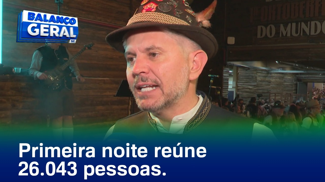 Primeira noite da festa reúne 26.043 pessoas no parque Vila Germânica