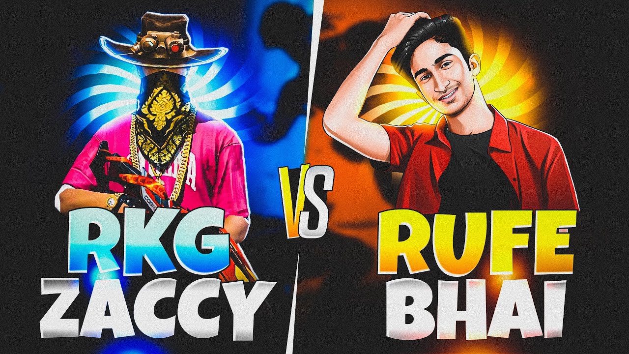 RUFFI BHAI FF vs RKG ZACCY || 1 vs 1 CHALLENGE || PAKISTAN V BADGE ...