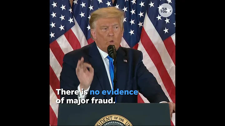 President Trump falsely claims he won the 2020 election