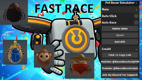 [FREE UGC] Pet Racer Simulator OP SCRIPT (AUTO FAST RACE)