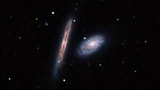 Zoom sur NGC 4298 et NGC 4302