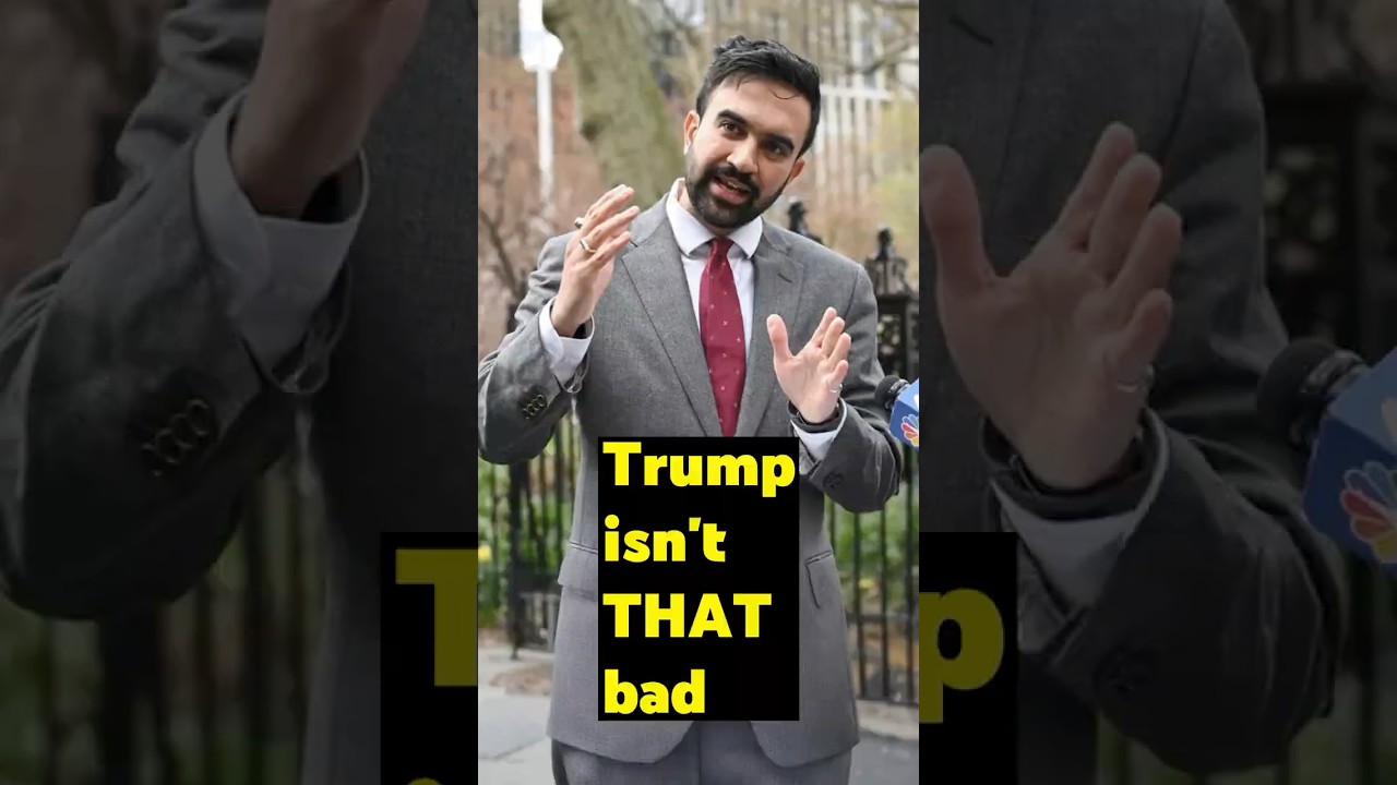Democrats upset Zohran Mamdani DOESN'T HATE TRUMP