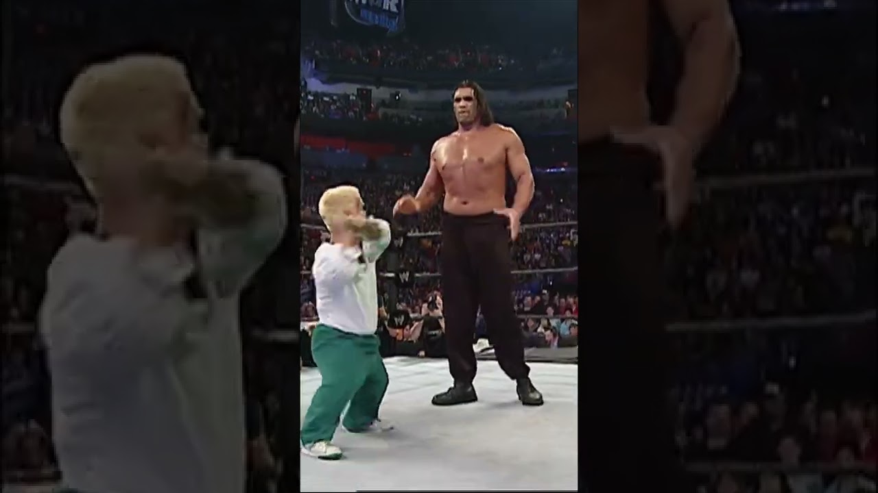 ⁣Hornswoggle is no match for The Great Khali #Short
