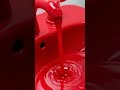 washing hands in the red slime sink 😁😁 #asmr #satisfying #relaxing #satisfyingvideo #ai #fyp #relax