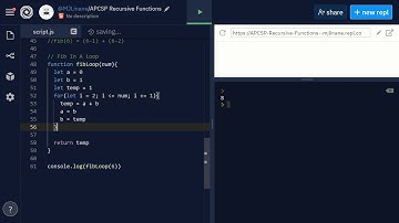 JavaScript Recursion Part 2 (Fibonacci)