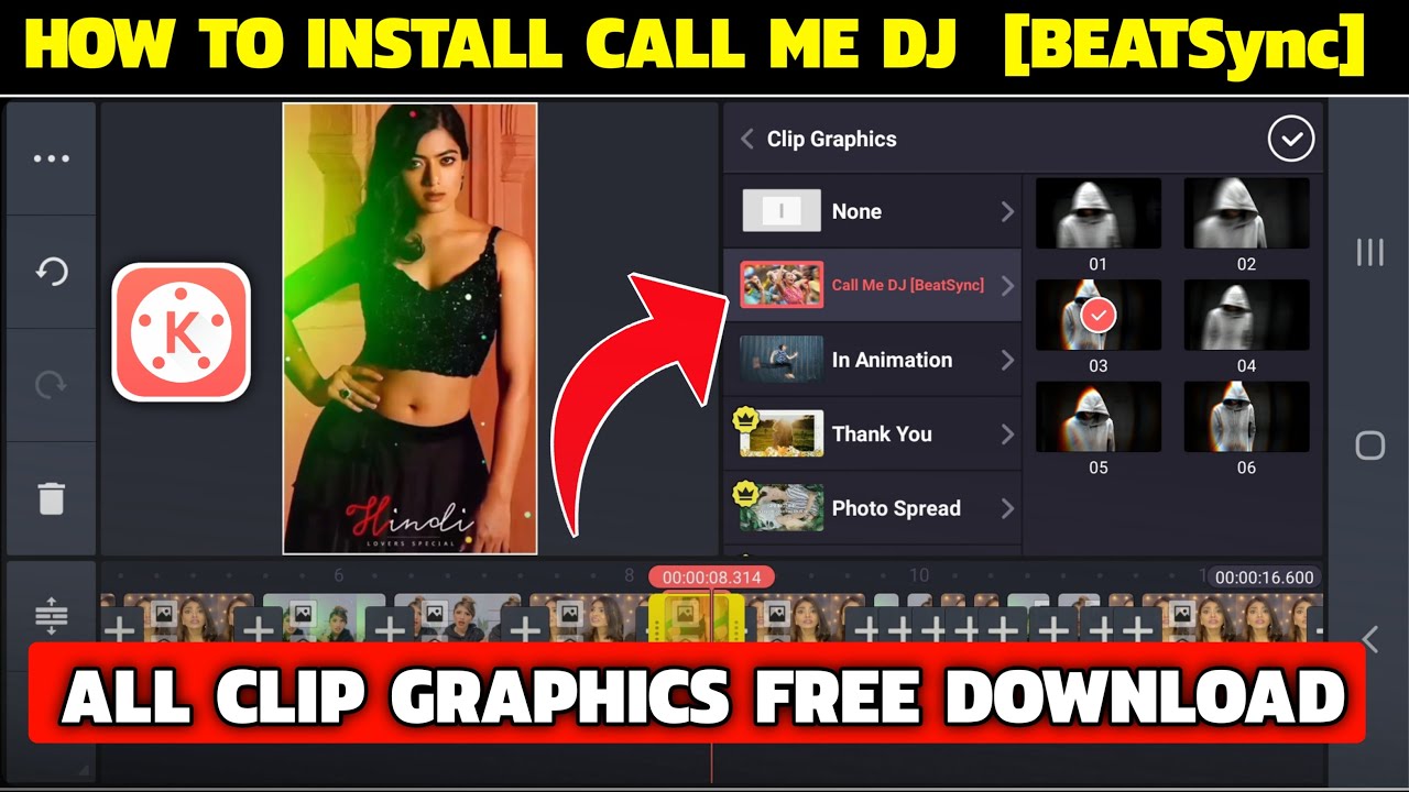 Call me dj kinemaster effects download