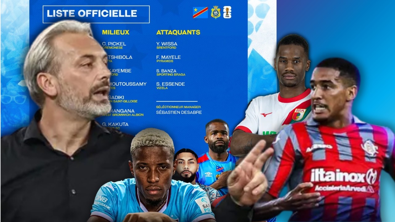 ⚽Léopards RDC : Qui va SAUTER de la liste ? Les choix difficiles de Desabre ! 🇨🇩