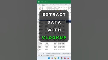 How to use Vlookup Function in Excel #excel #vlookup #exceltips