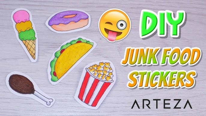 How to make stickers at home, Make stickers without sticker paper, diy paper  stickers