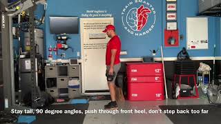 Two Dumbbell Reverse Lunge