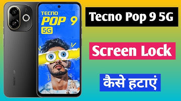 Tecno Pop 9 5g me screen lock kaise hataye | How to remove screen lock in tecno pop 9 5g
