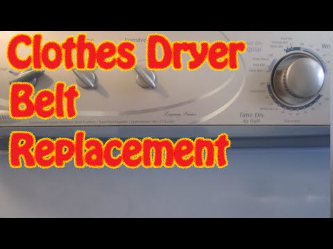 DIY How To Replace A Clothes Dryer Belt Maytag Dryer Belt & Seal Replacement