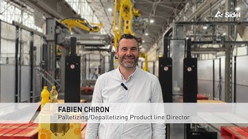 Edible oil palletizing: combining display pallets and cases on the same cell