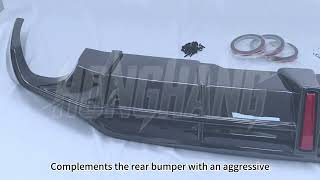 006 Rear Diffuser Fits all 2023-2025 5th Gen Acura Integra DE4