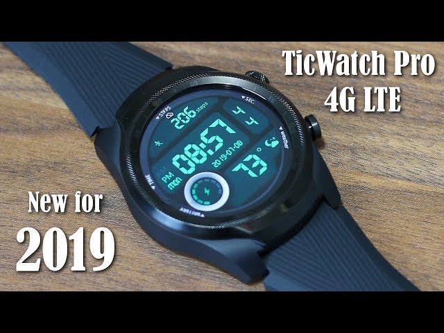 TicWatch Pro 4G/LTE - Insane Smartwatch with 30 Days of Battery Life