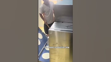 How Pita Bread is Made in food factory?#pitabread #foodindustry #PitaProduction #breadmaking #bread