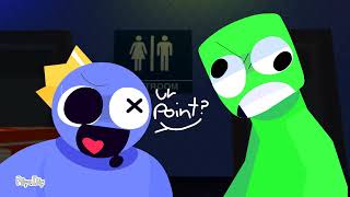 Green and Blue fight Ep3 (End) | [Rainbow friends] || Roblox animation||Flipaclip
