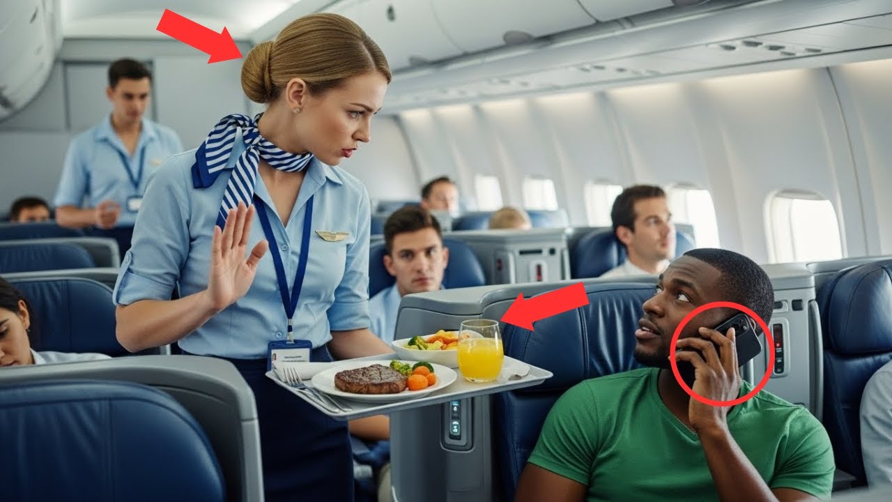 Black CEO Refused First Class Meal — Then FIRES Whole Crew in Front of Everyone!