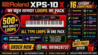 Roland Xps 10 X & 60 😱 High Quality 500 + Loops High Quality Depth 🔥 With Clean Dynamic Sound