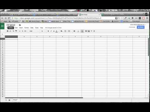 Google Forms 2 - How to link your form to an old sheet
