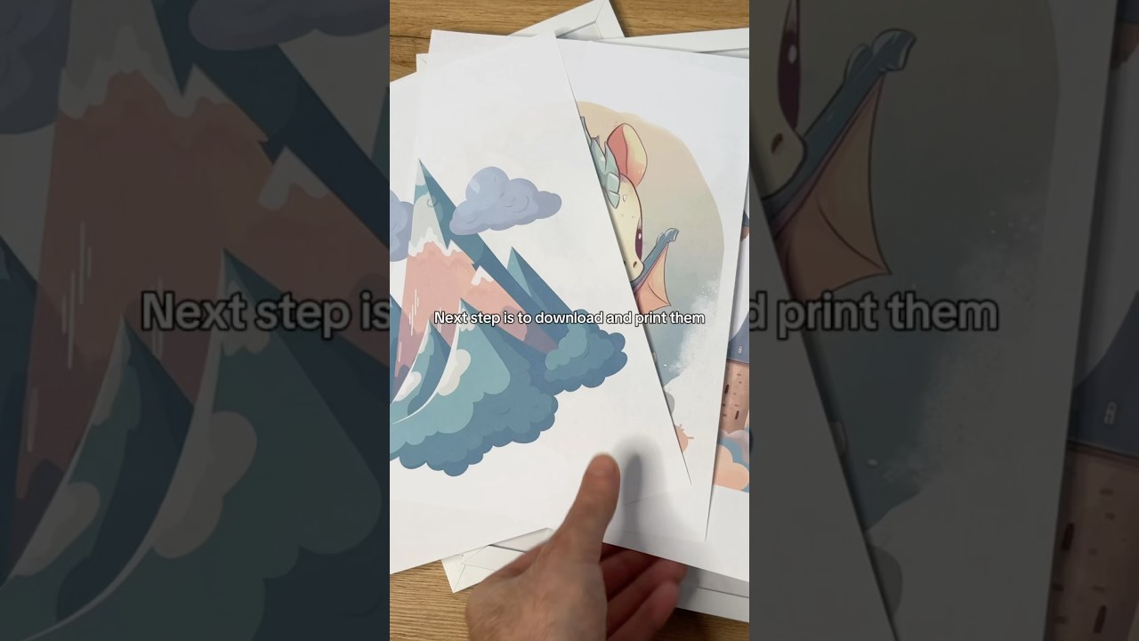 Sharing a budget friendly way to add cute prints to a nursery