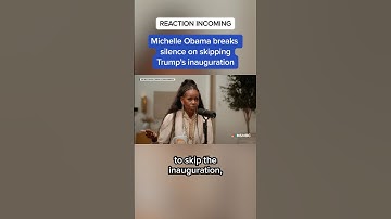 Michelle Obama breaks silence on skipping Trump’s inauguration