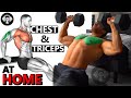 Home Chest &amp; Tricpes  Workout With Dumbbell Only