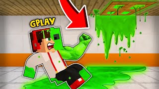 WPADAM DO ZIELONEJ MAZI I ZOSTAJE MUTANTEM SLIME W MINECRAFT?! GPLAY &amp; LUMI