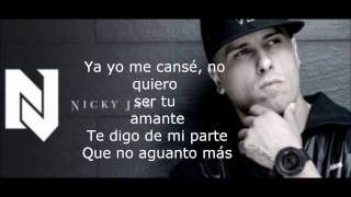 El Amante - Nicky Jam. (letra)