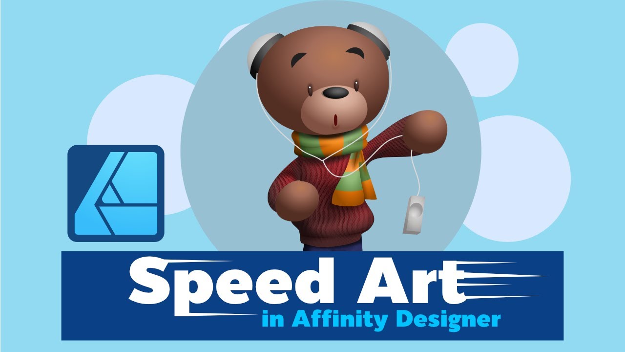 Speed art in Affinity Designer - YouTube