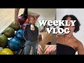 Weekly vlog  friends books transformation  coffee