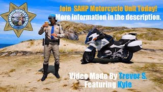 This video promotes the san andreas highway patrol motorcycle unit in
justice community roleplay server. order to join unit, you have be...