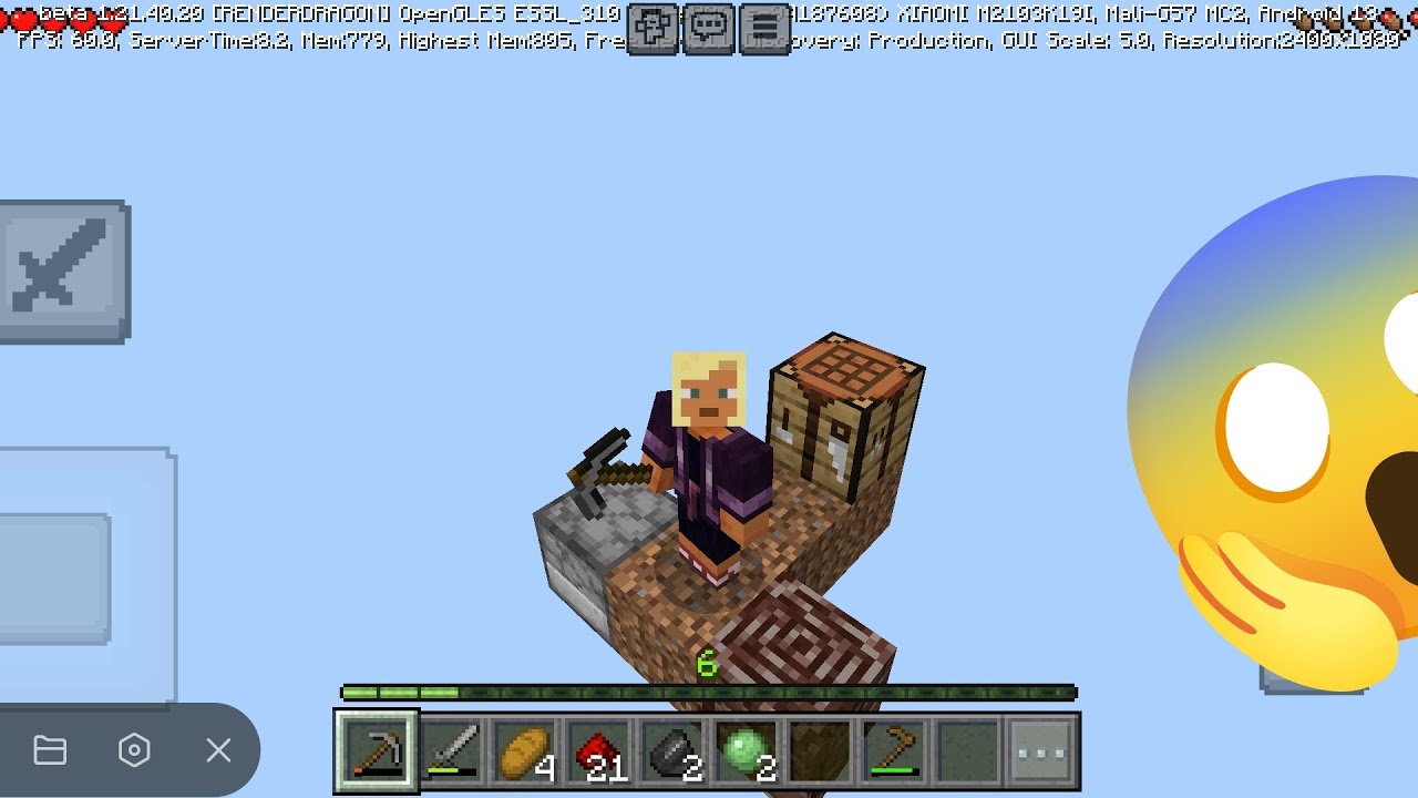 One Block Challeng Minecraft one block challenge in minecraft - YouTube
