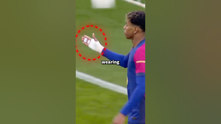 Why is Lamine Yamal wearing a Hand Bandage?
