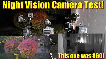 Testing Five Different IR Night Vision Camcorders