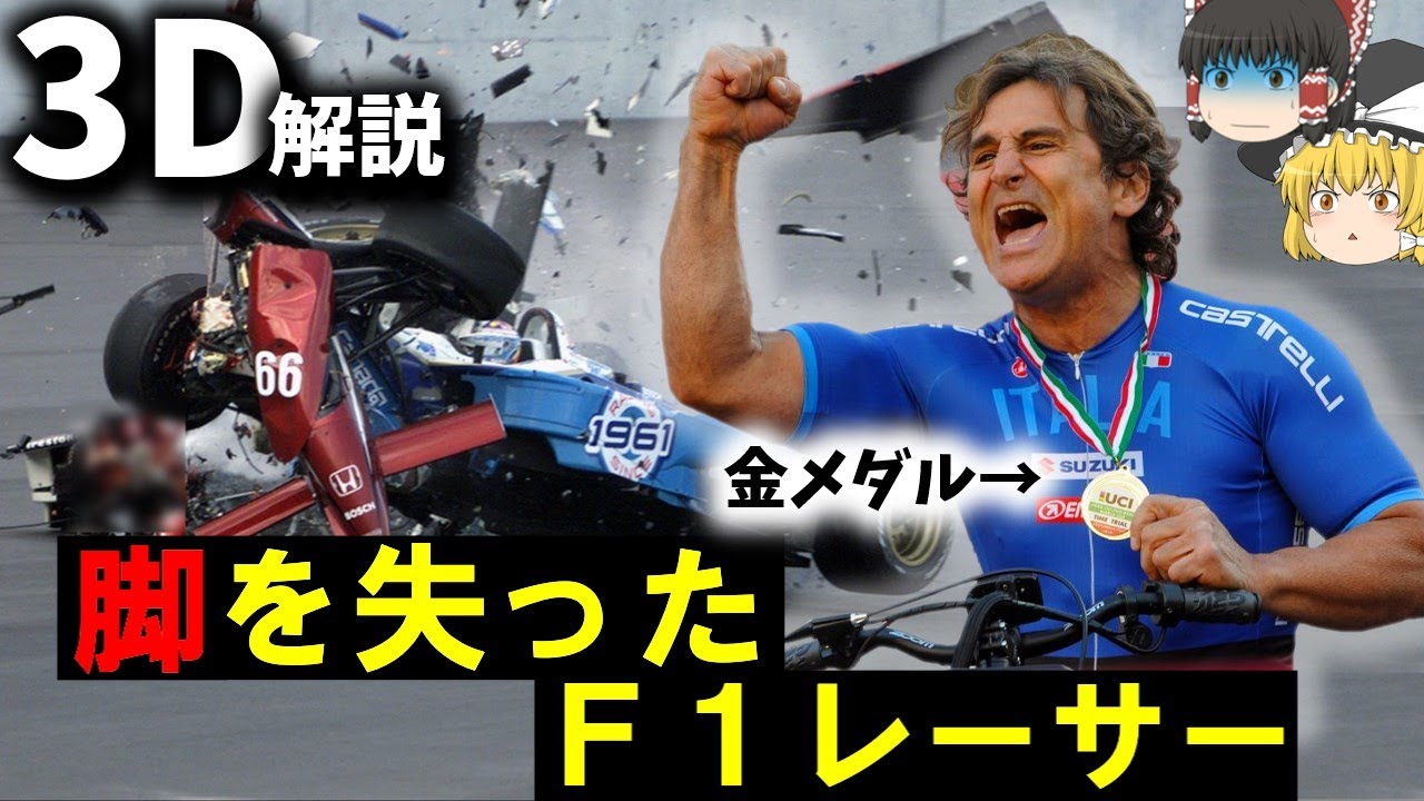 3D animation】Alex Zanardi,Indomitable fighting spirit :2001 CART 