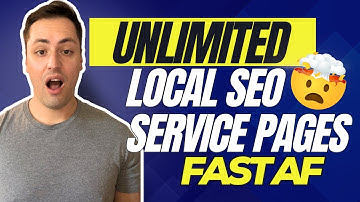 Create Local SEO Service Pages FAST with ChatGPT + Rankability!