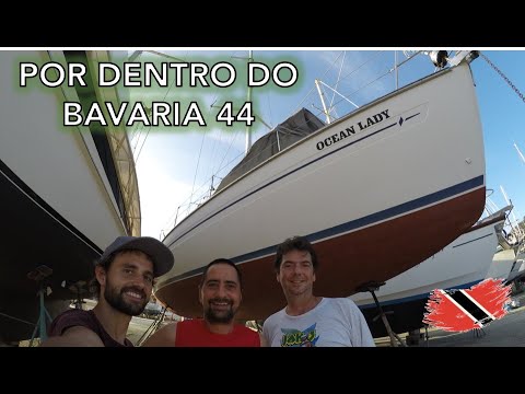 Por dentro do Veleiro Bavaria 44 pés Ocean Lady em Trinidad & Tobago
