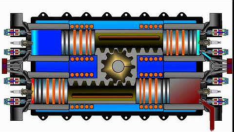 Free Piston 4 stroke Engine