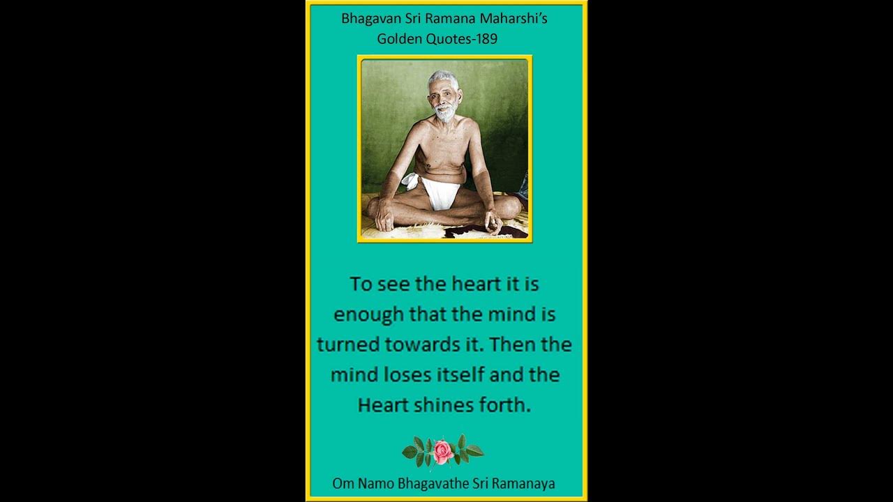 Bhagavan Sri Ramana Maharshi's Golden Quotes-189 || #ramanamaharshi ...