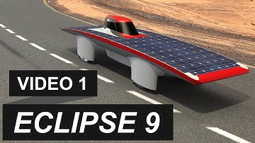 Eclipse 9 ETS - Véhicule solaire / Solar Car - Video 1