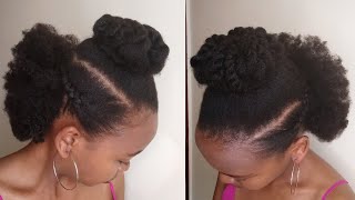 Must Try! 3 Quick & Easy Natural Hairstyles for Short Type 4 Hair