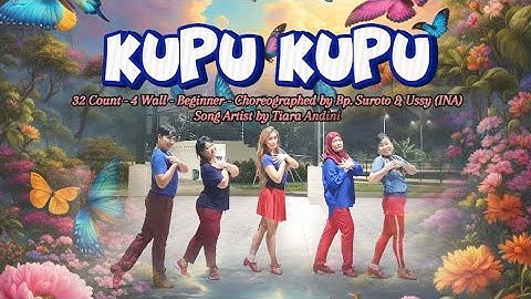 Kupu-Kupu | Beginner Line Dance - Demo by : Amare Nirwana