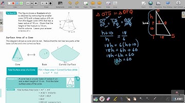 10 6 Volume and Surface Area of Solids with Non Uniform Cross Section   Cone