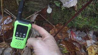 Testing Retevis RT49P radios at college field camp @OneWildcrafter